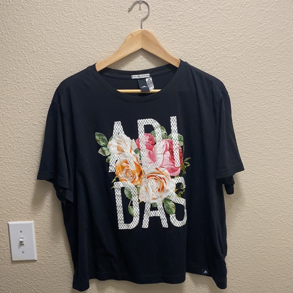 Adidas floral top